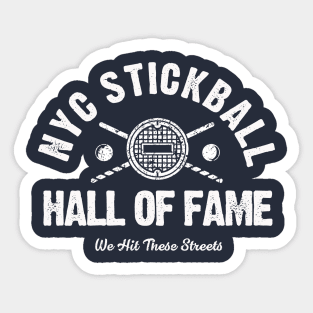 Stickball Hall of Fame Sticker